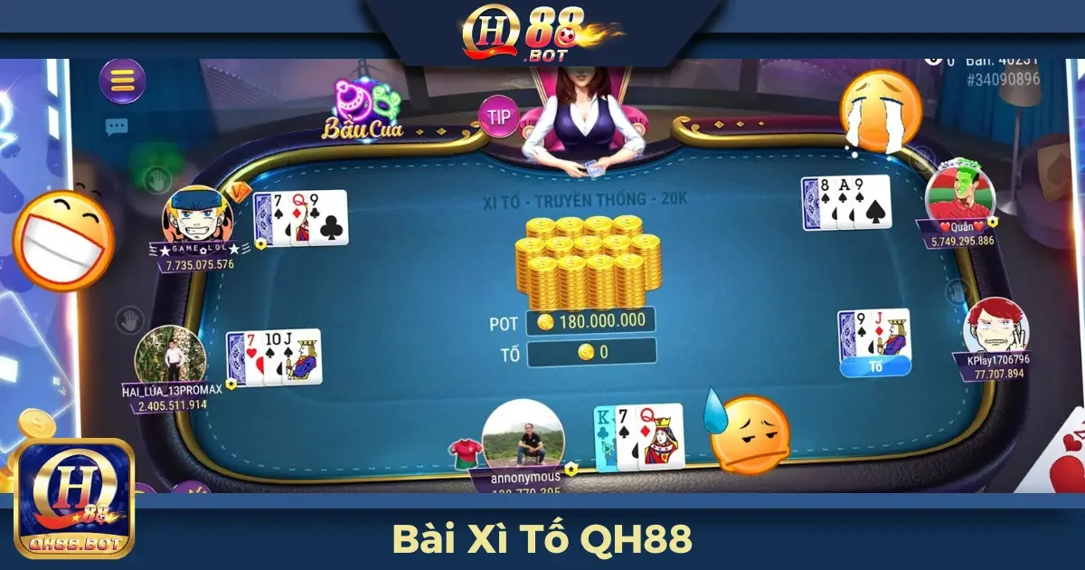 Xì Tố QH88 Là Gì? Hướng Dẫn Luật Chơi Từng Bước