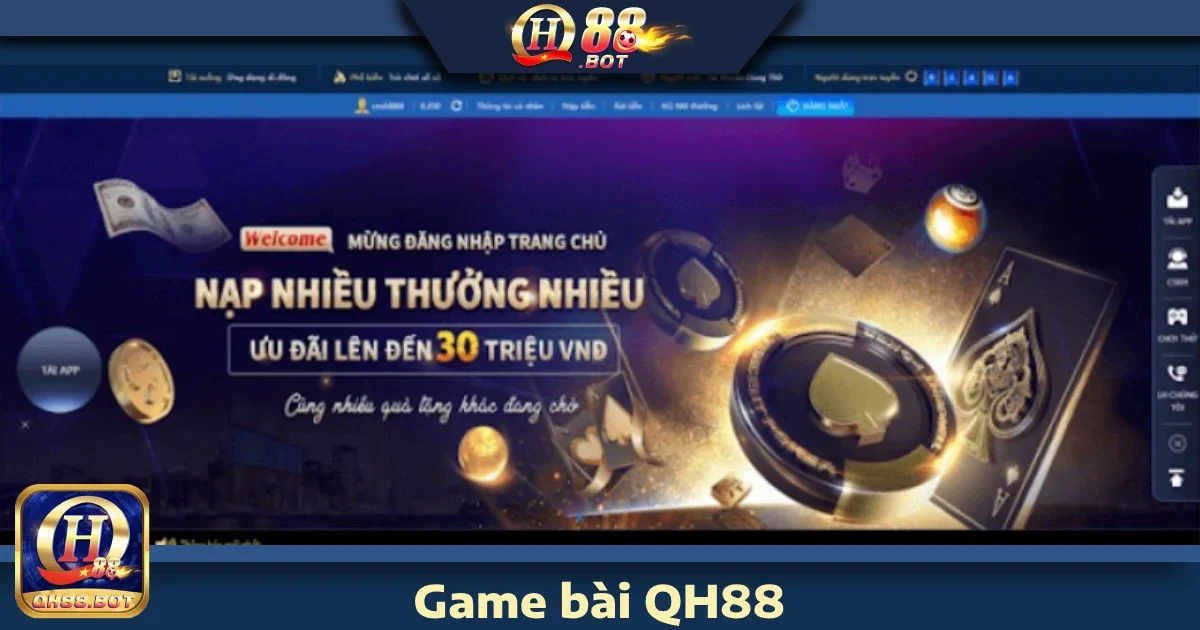 Game bài QH88 4 Ưu đãi đặc biệt khi chơi Game bài QH88