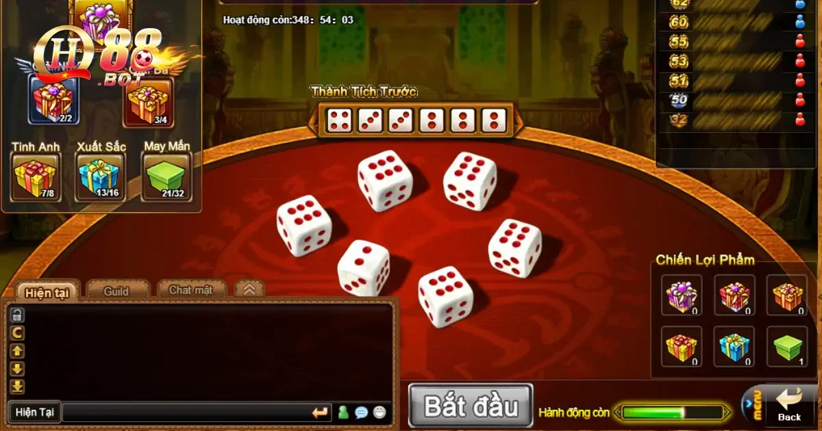 Xí Ngầu QH88 – Thử Thách May Mắn Với Trò Xúc Xắc 3 Các Loại Cược Trong Xí Ngầu QH88